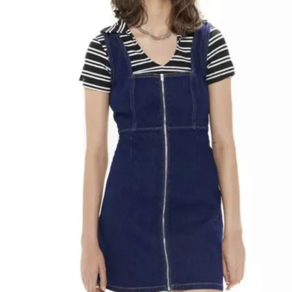 urban outfitters BDG mini denim zip up dress